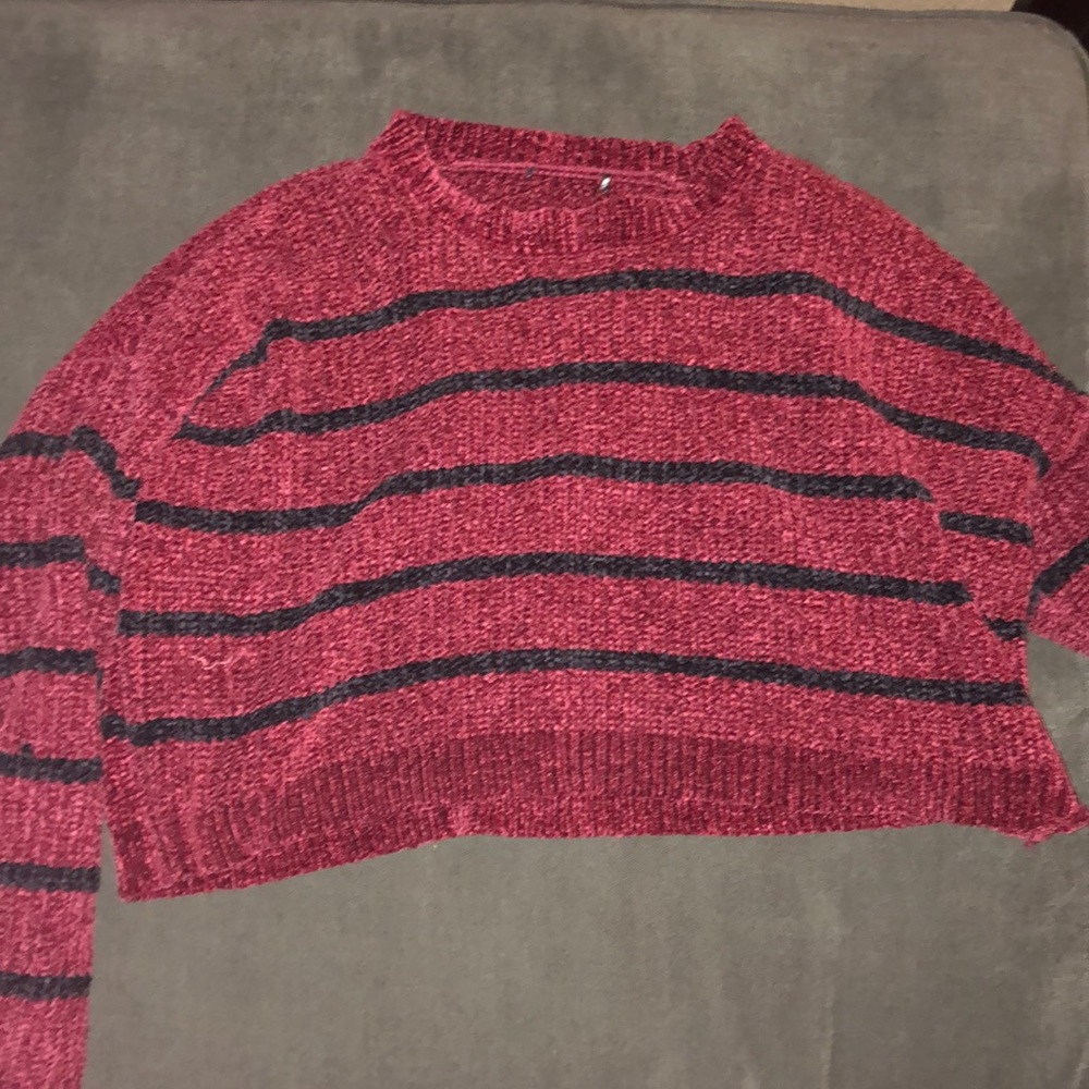 Red and black very cozy sweater